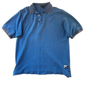 Vintage Nike Golf Polo Striped Twin Tipped